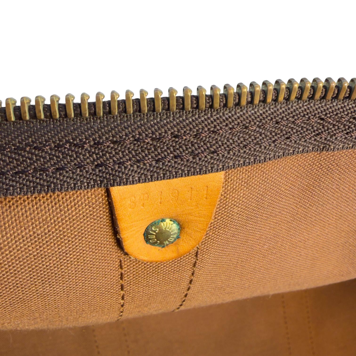 Louis Vuitton Keepall 55 Bandoulière Braun Monogram Canvas