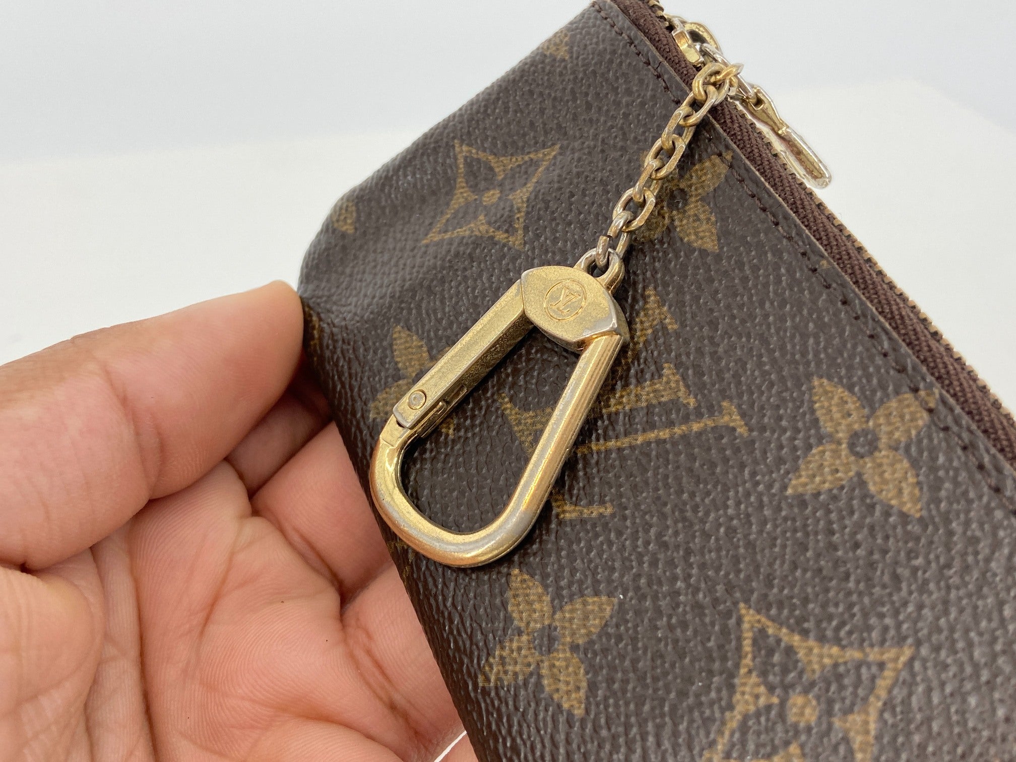 Louis Vuitton Pochette Cles Key Pouch Monogram Canvas incl. Dustbag