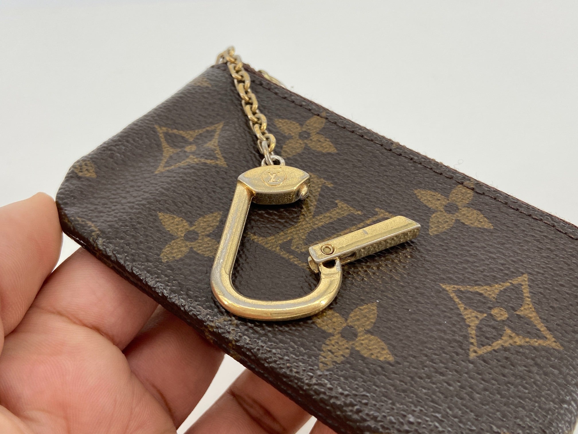 Louis Vuitton Pochette Cles Key Pouch Monogram Canvas incl. Dustbag