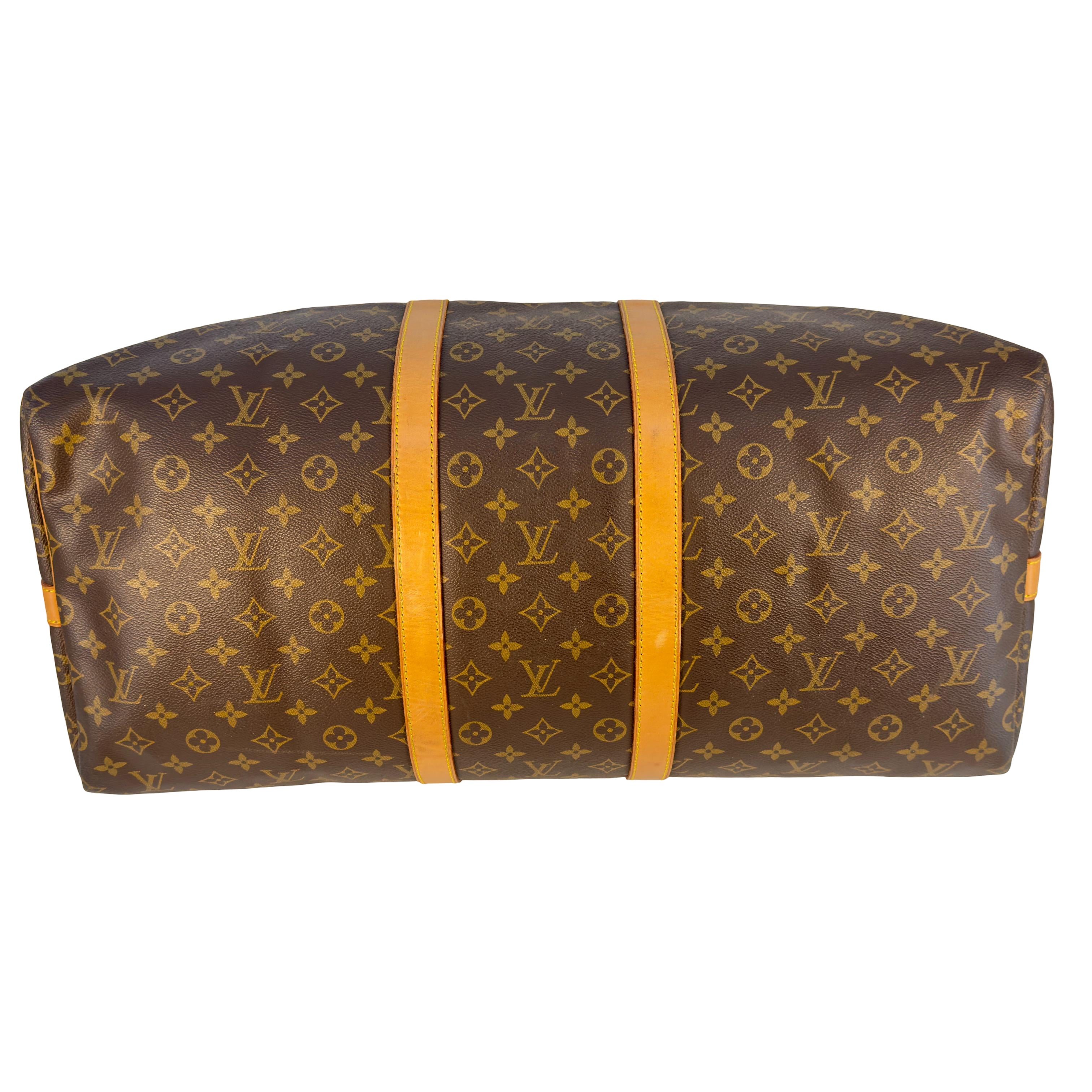 Louis Vuitton Keepall 55 Bandoulière Braun Monogram Canvas