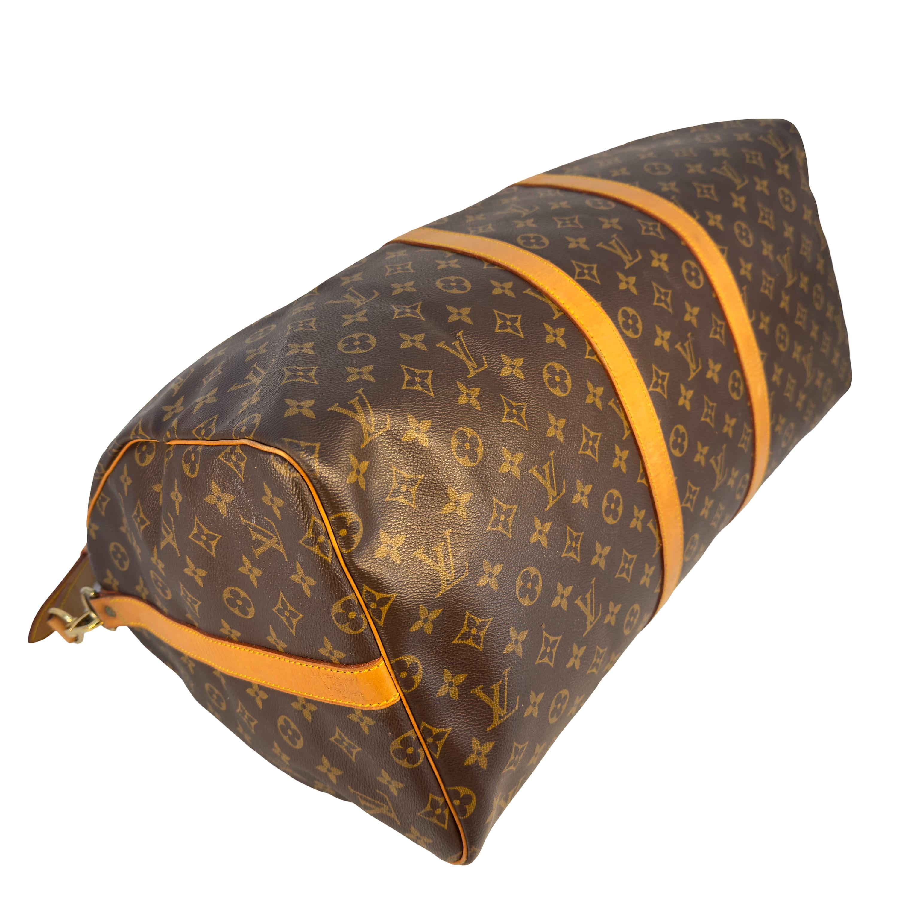 Louis Vuitton Keepall 55 Bandoulière Braun Monogram Canvas