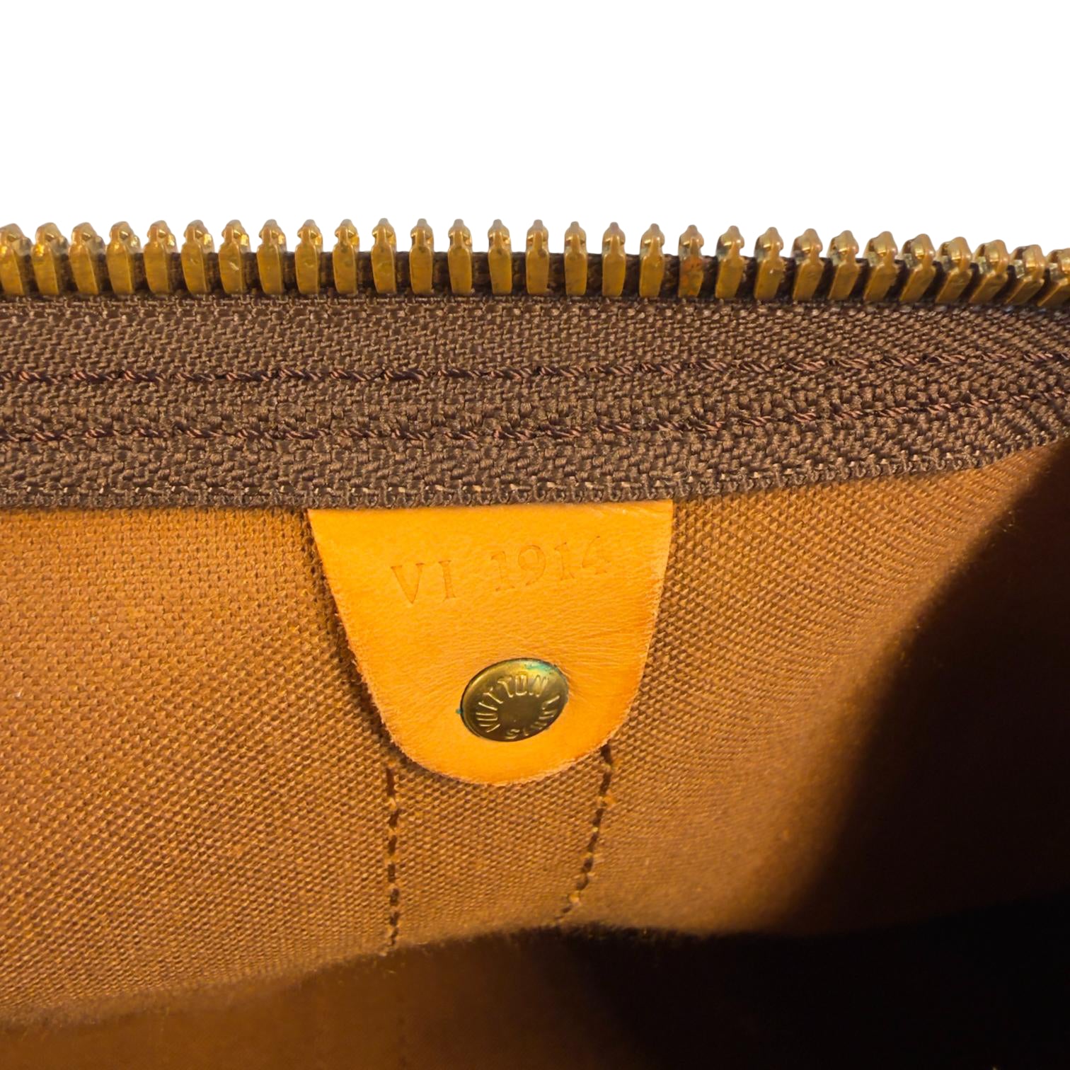 Louis Vuitton Keepall 60 Bandoulière Braun Monogram Canvas