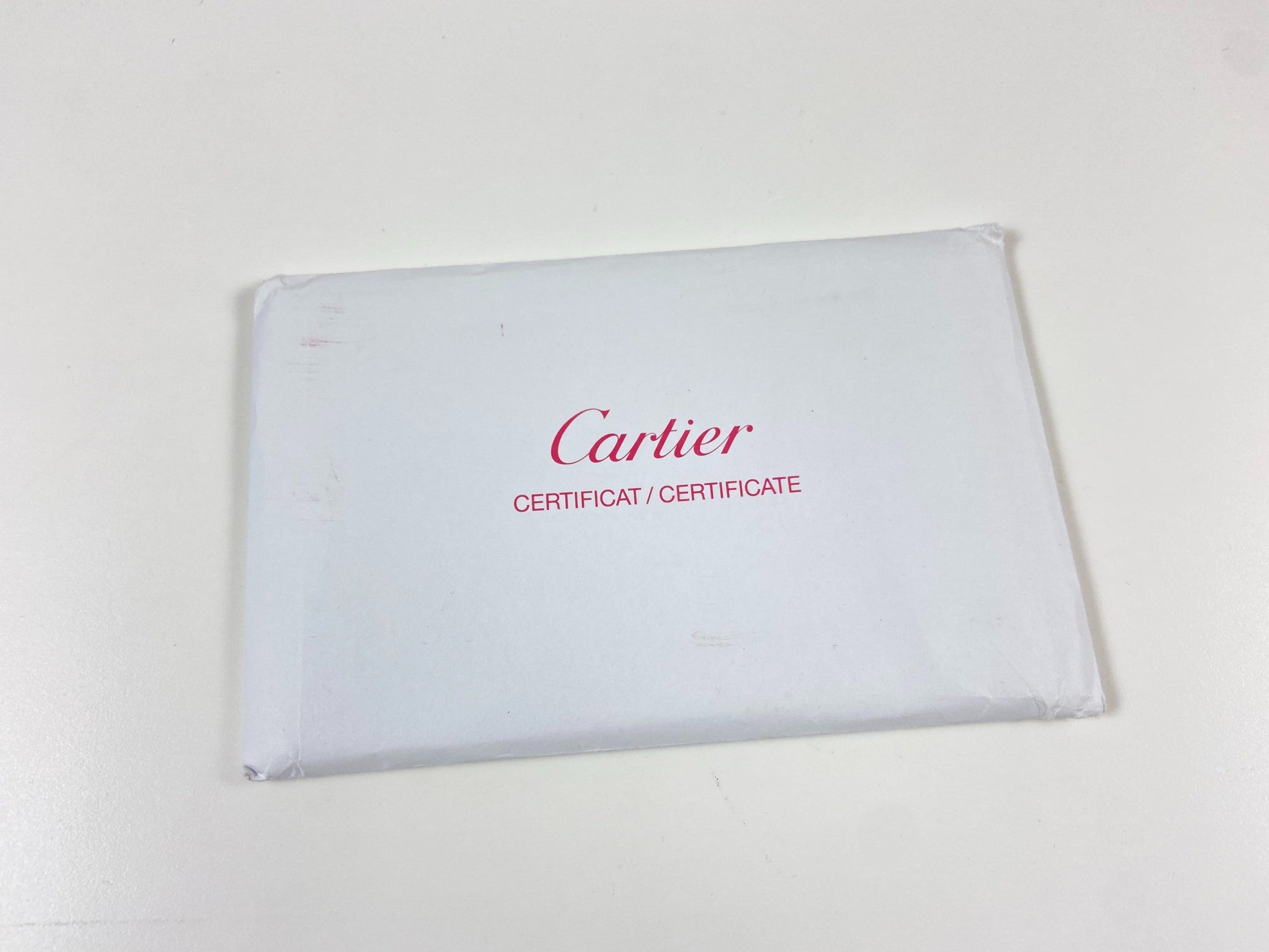 Cartier Love Ring White Gold Size 50 Full Set