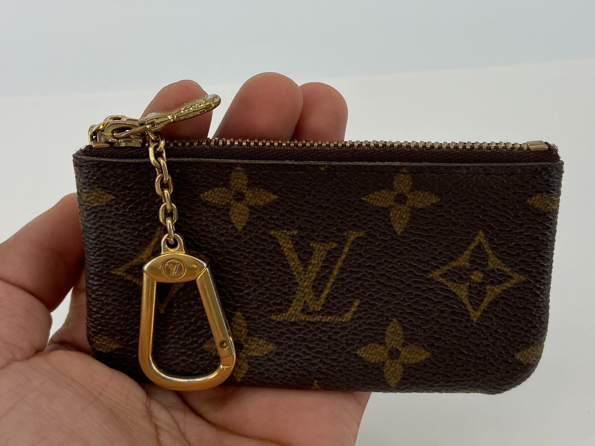 Louis Vuitton Pochette Cles Key Pouch Monogram Canvas incl. Box