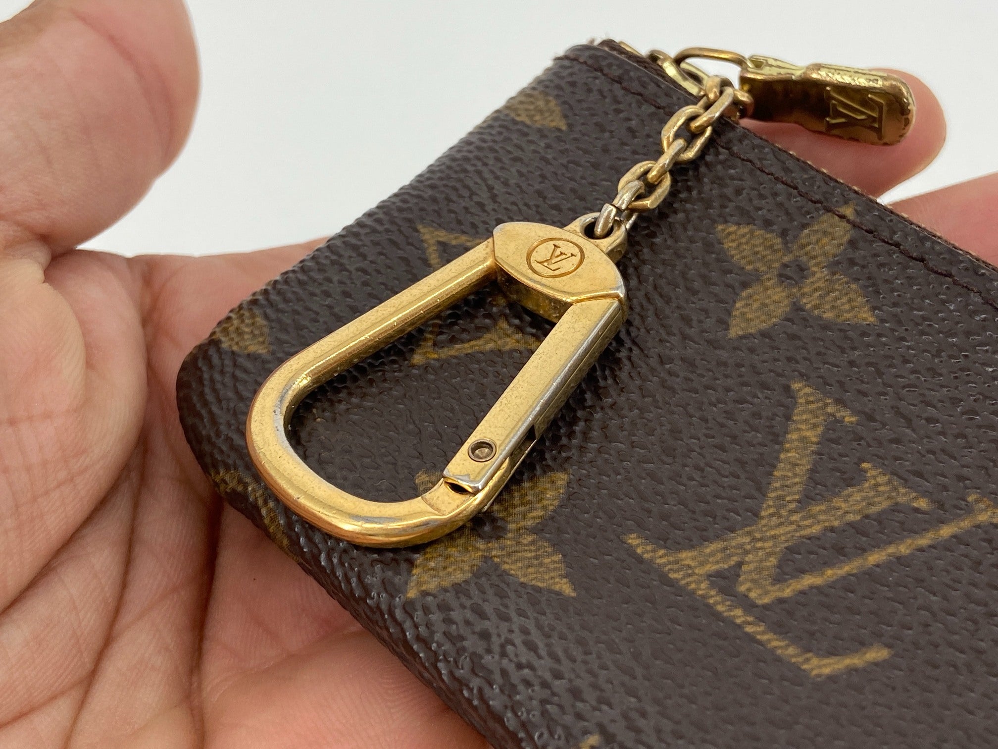 Louis Vuitton Pochette Cles Key Pouch Monogram Canvas incl. Box