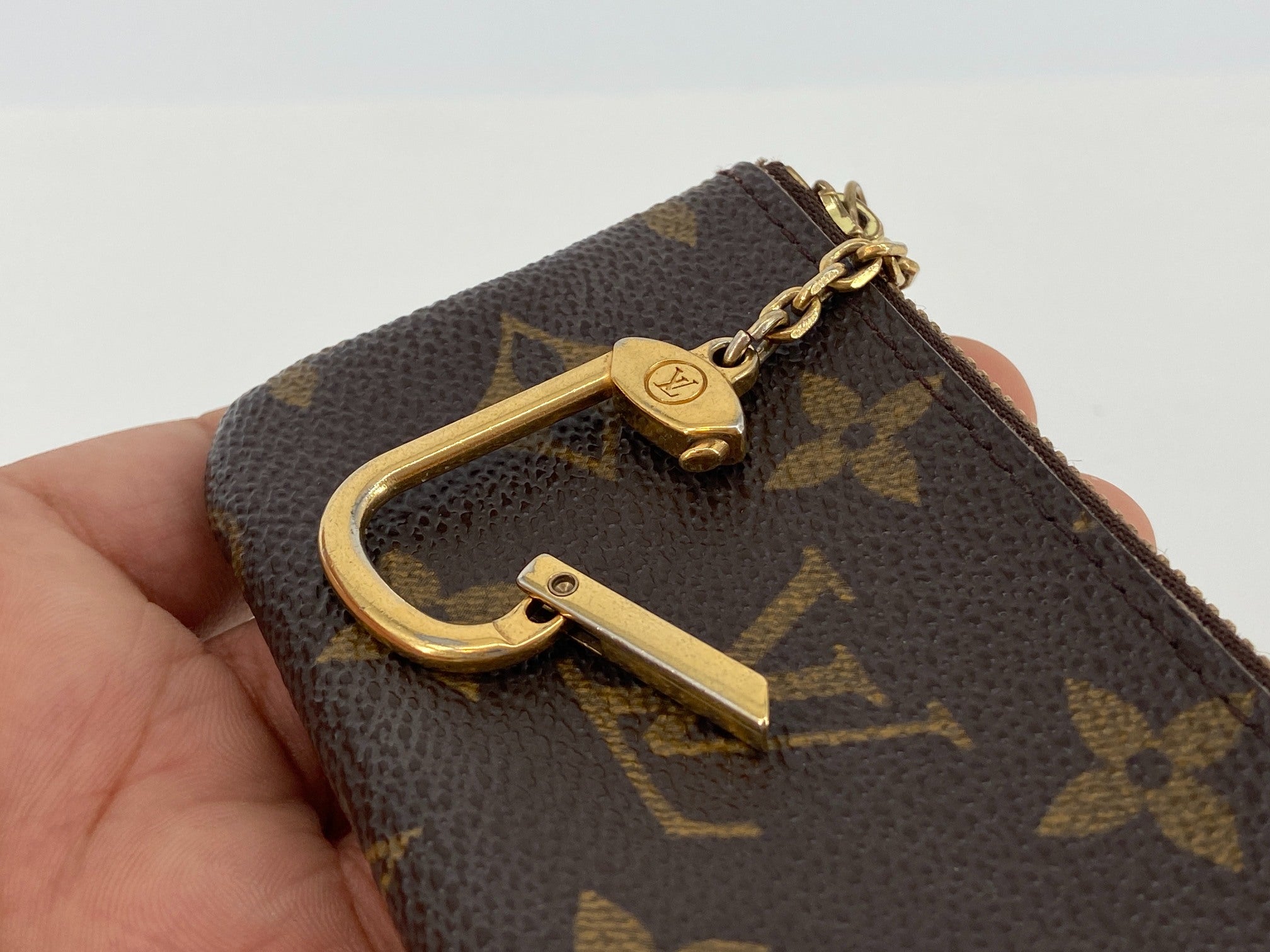 Louis Vuitton Pochette Cles Key Pouch Monogram Canvas incl. Box