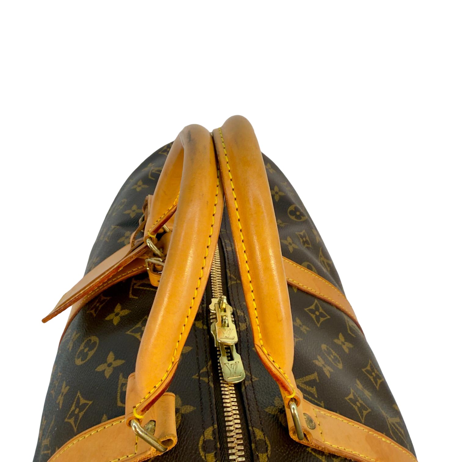 Louis Vuitton Keepall 50 Bandoulière Braun Monogram Canvas