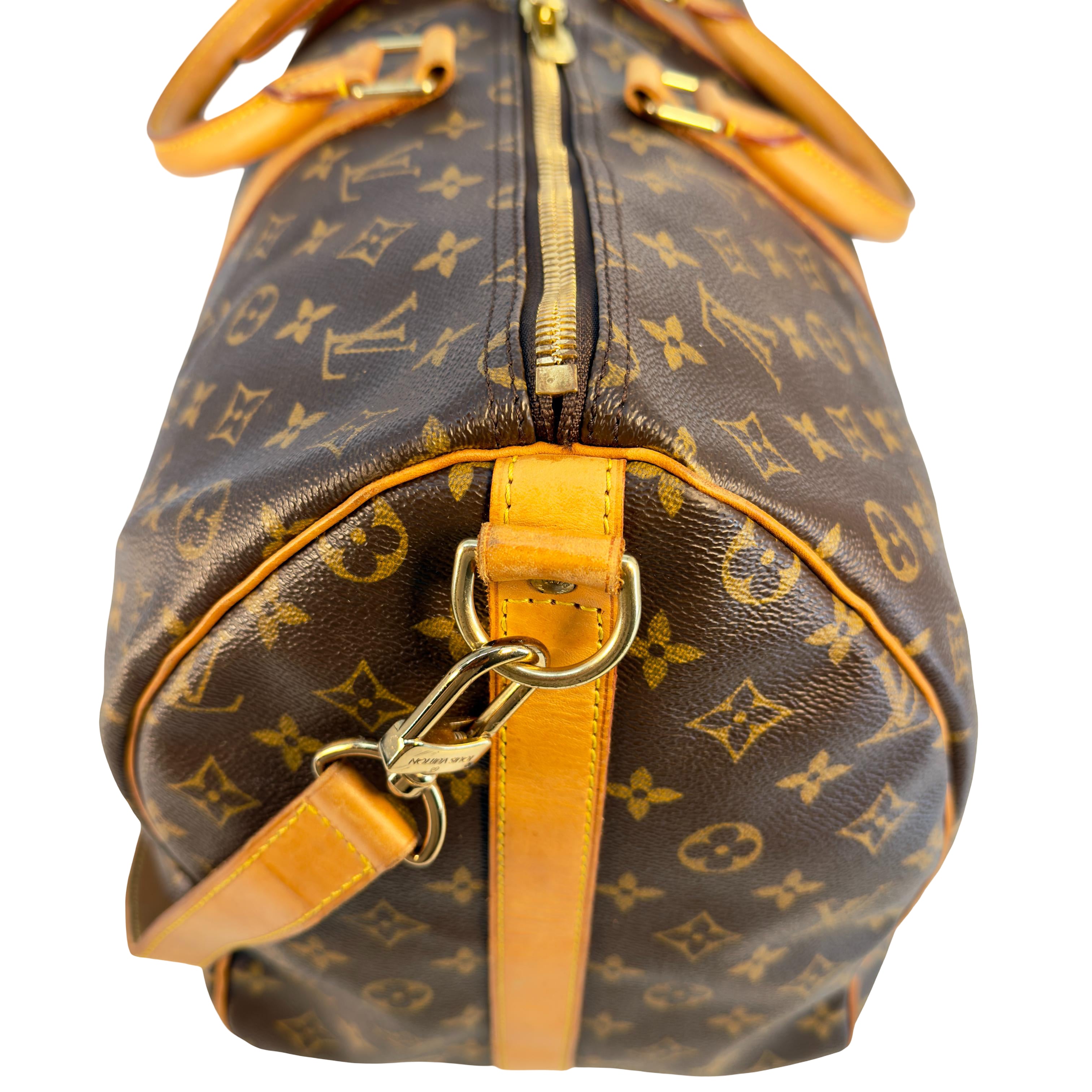 Louis Vuitton Keepall 50 Bandoulière Braun Monogram Canvas