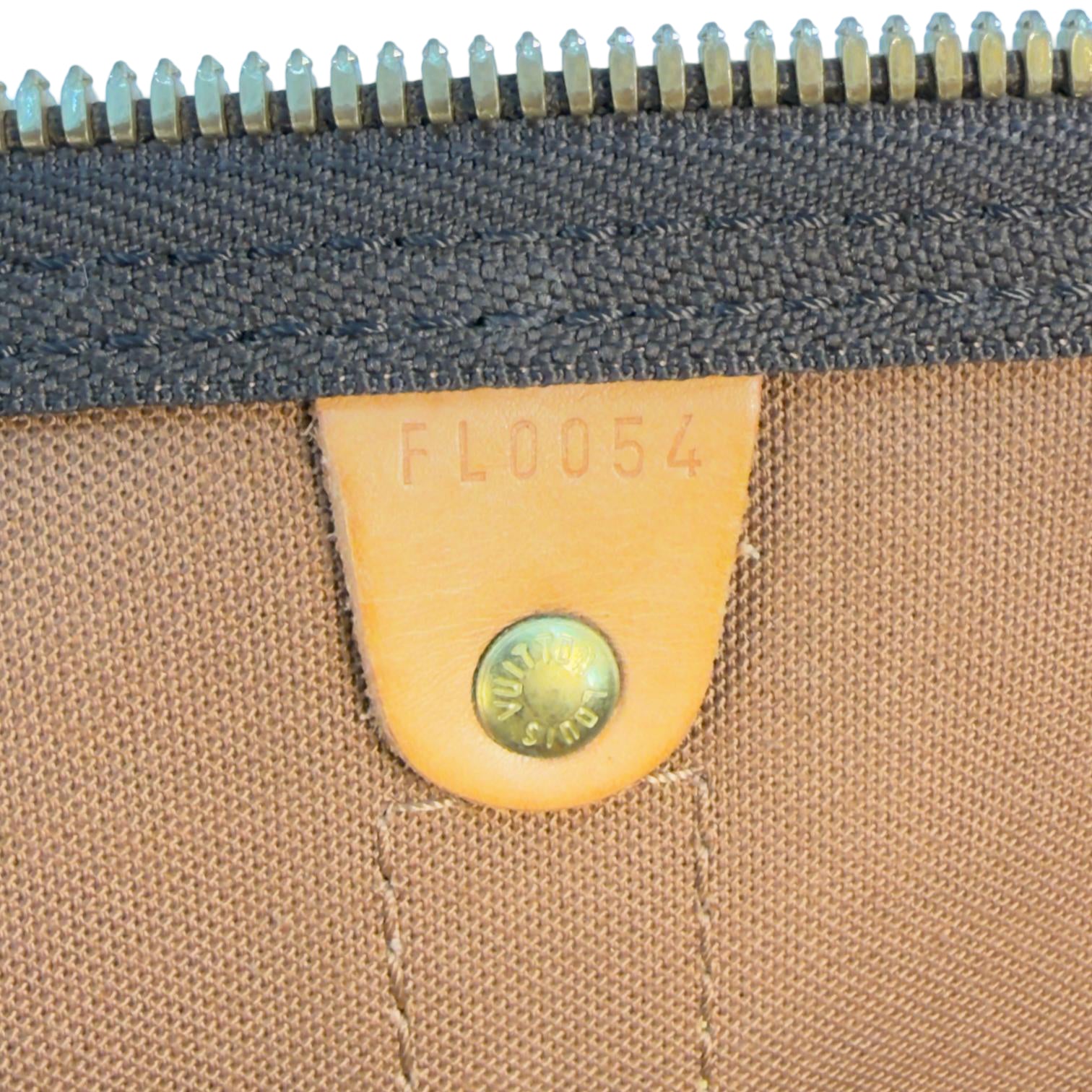 Louis Vuitton Keepall 60 Bandoulière Braun Monogram Canvas