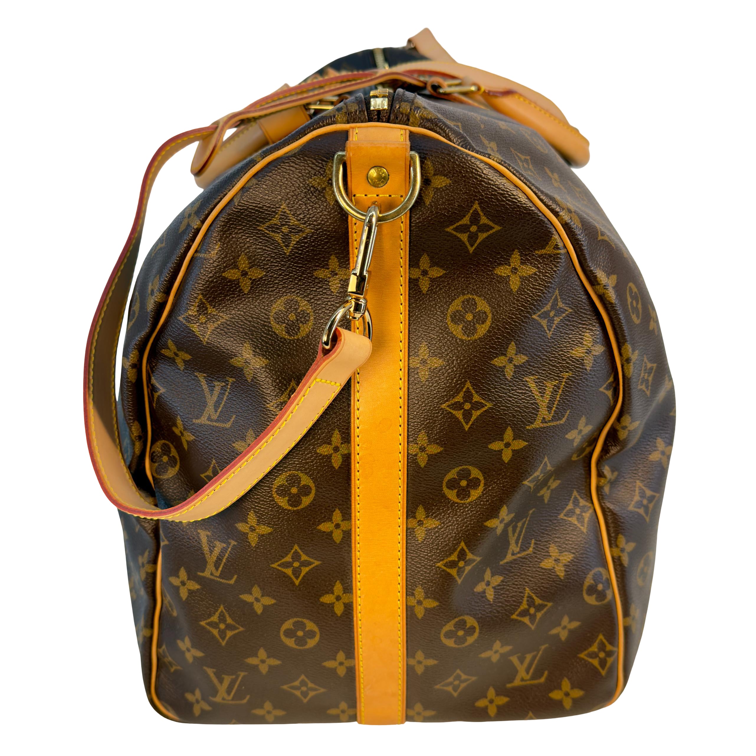 Louis Vuitton Keepall 60 Bandoulière Braun Monogram Canvas