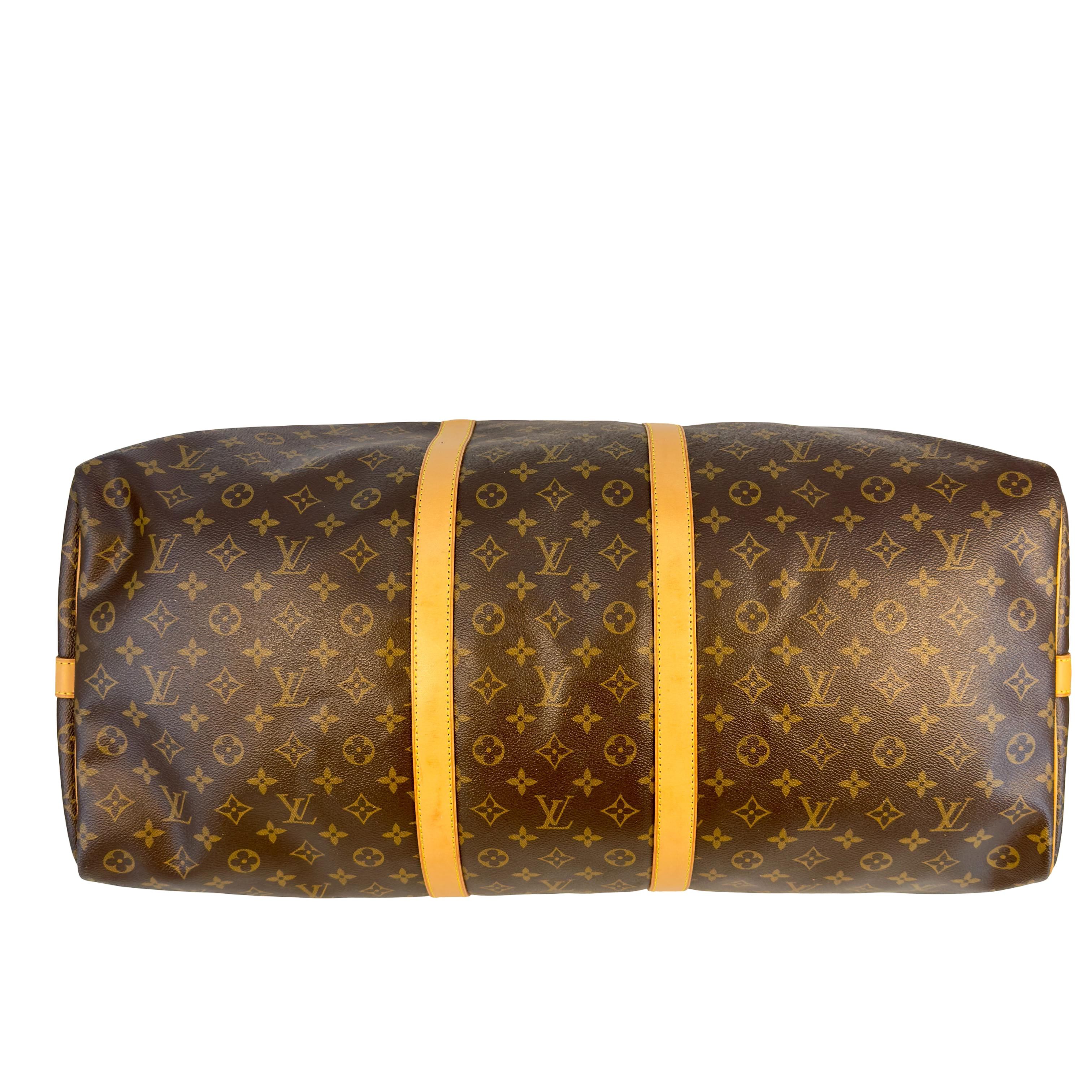 Louis Vuitton Keepall 60 Bandoulière Braun Monogram Canvas