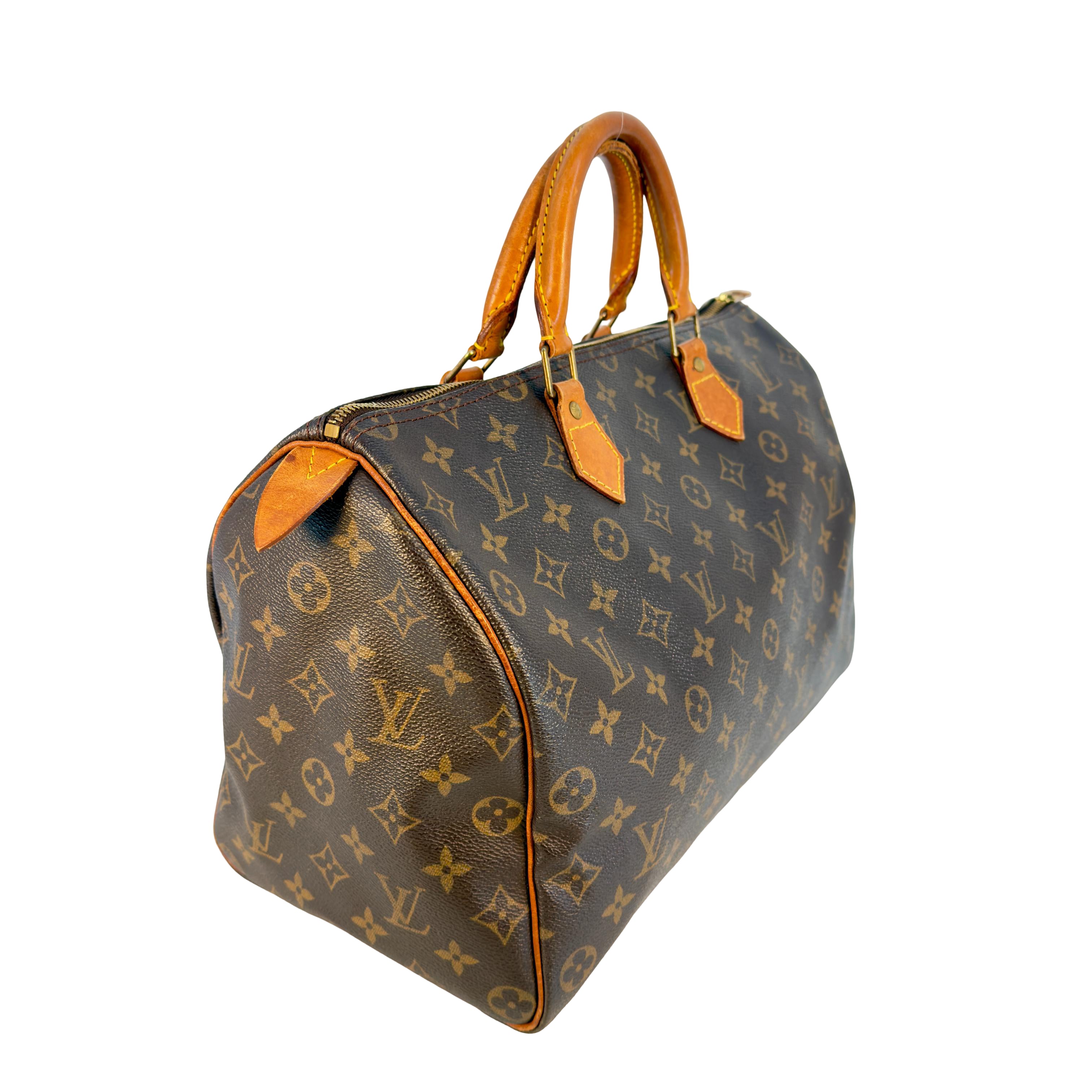 Louis Vuitton Speedy 35 Braun Monogram Canvas