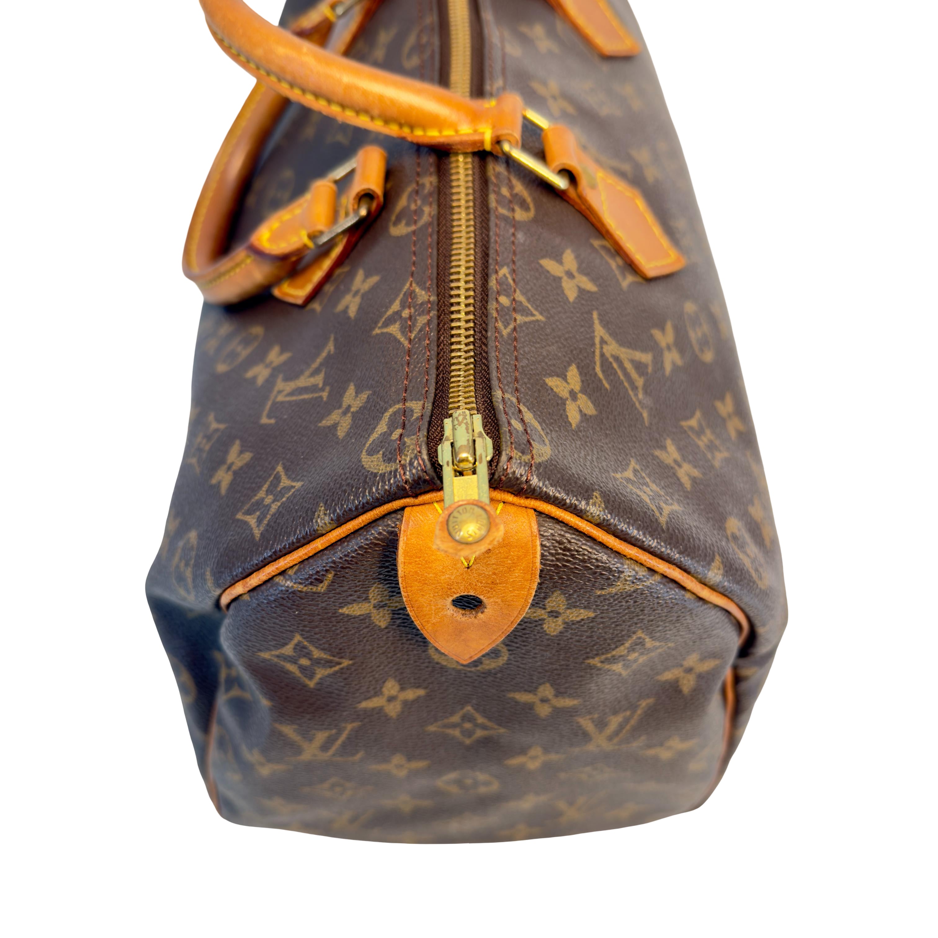 Louis Vuitton Speedy 35 Braun Monogram Canvas