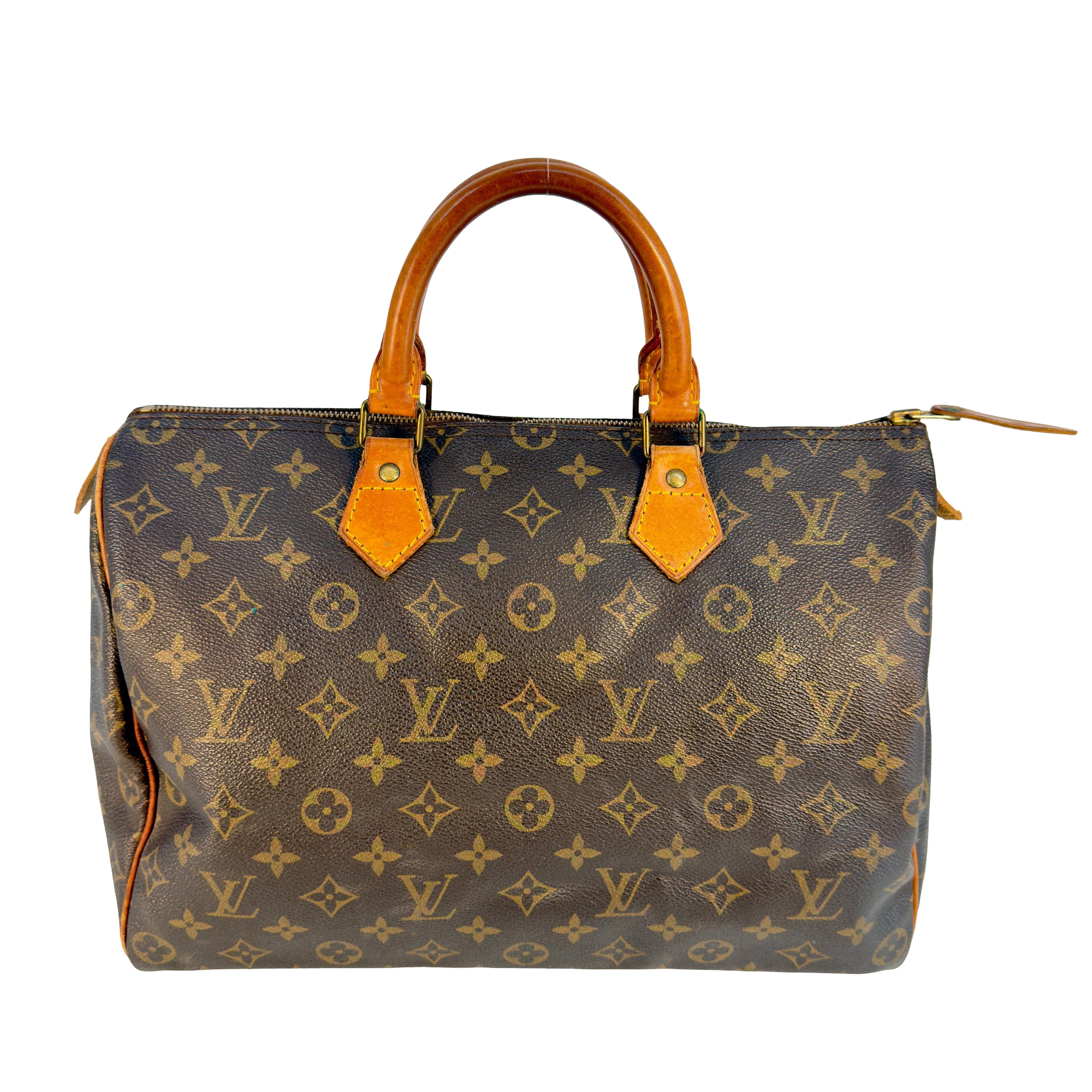 Louis Vuitton Speedy 35 Braun Monogram Canvas
