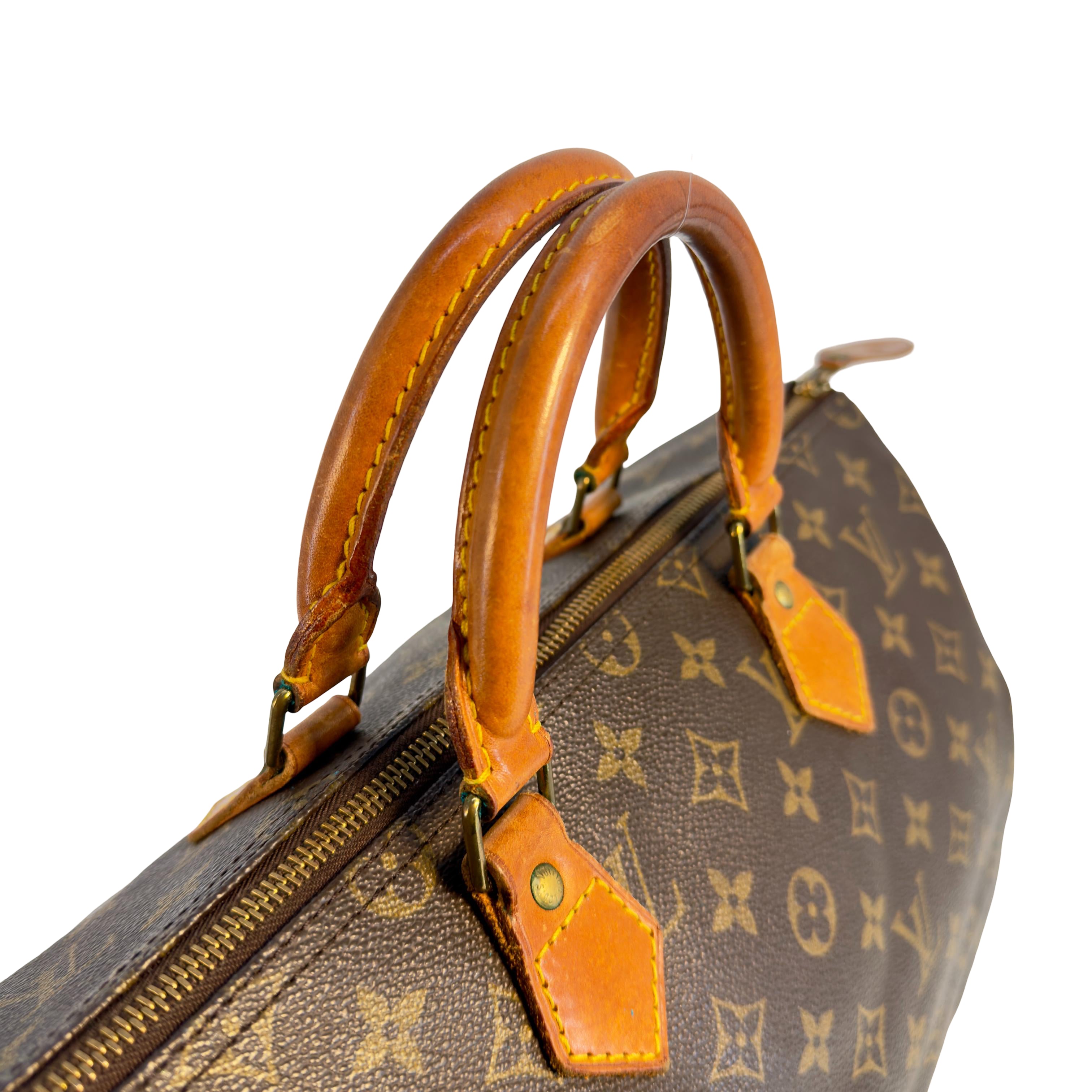 Louis Vuitton Speedy 35 Braun Monogram Canvas