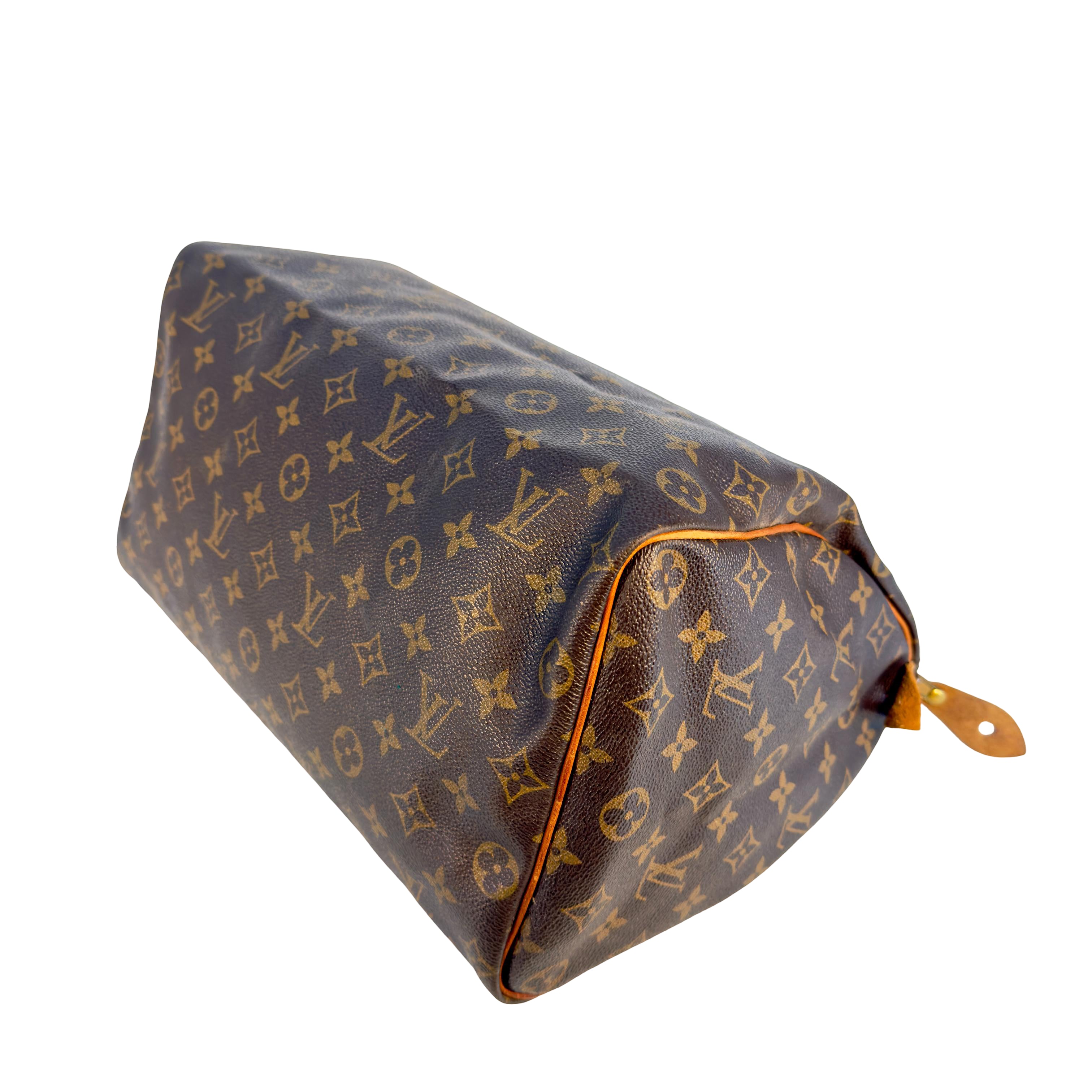 Louis Vuitton Speedy 35 Braun Monogram Canvas