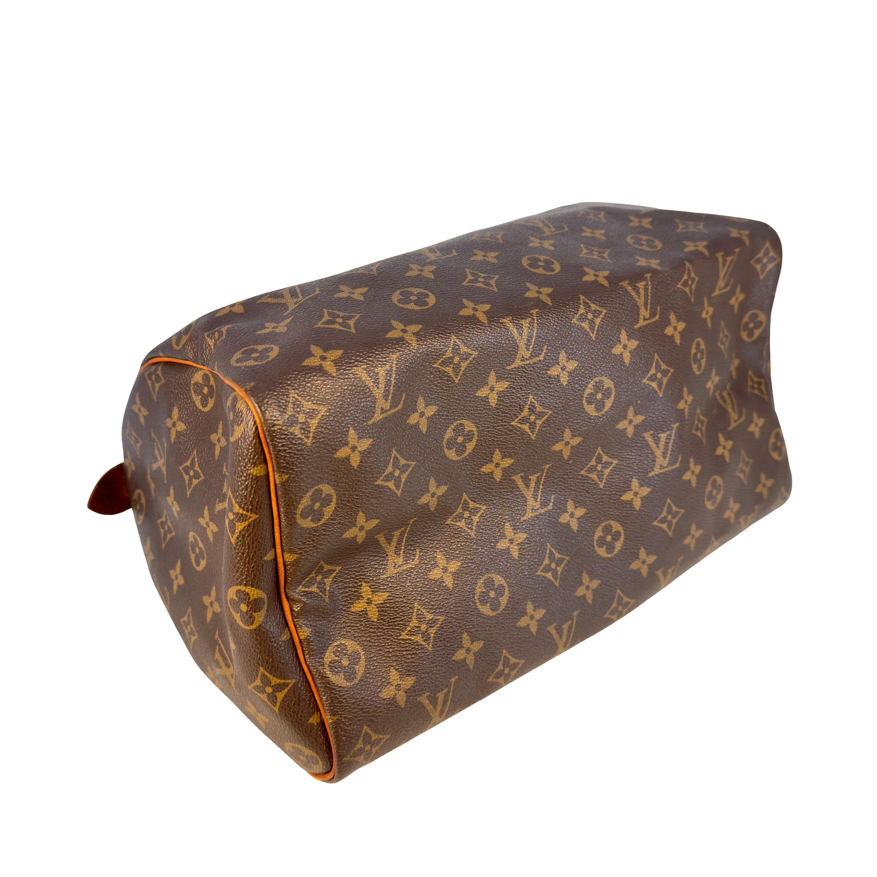 Louis Vuitton Speedy 35 Braun Monogram Canvas