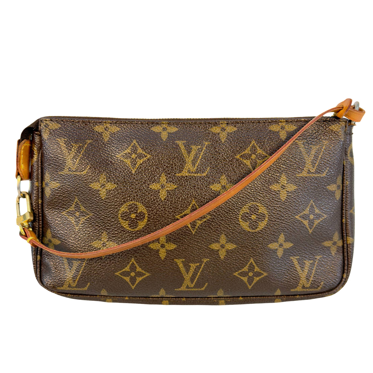Louis Vuitton Pochette Accessoires Braun Monogram Canvas