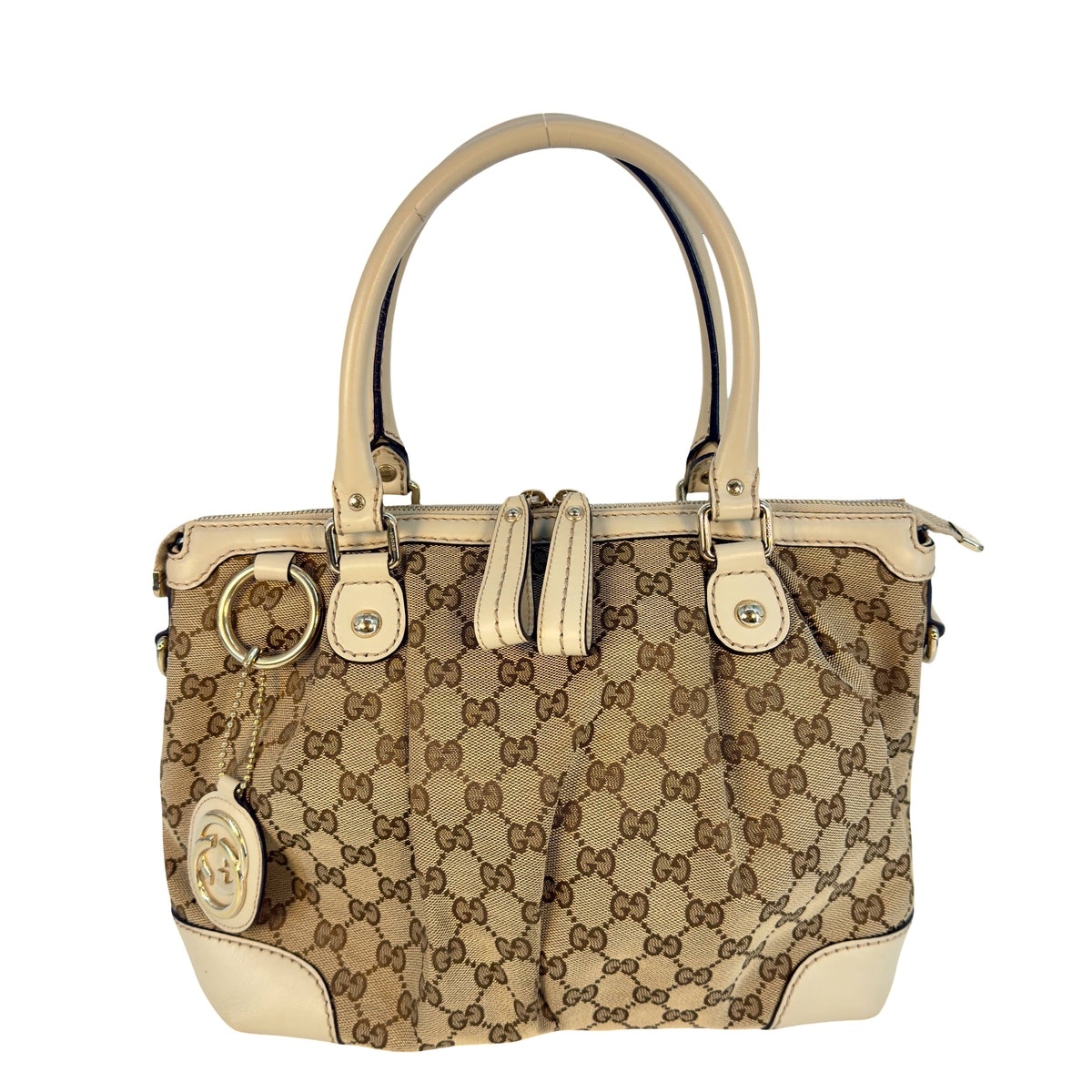 Gucci Sukey Handbag Braun GG Canvas
