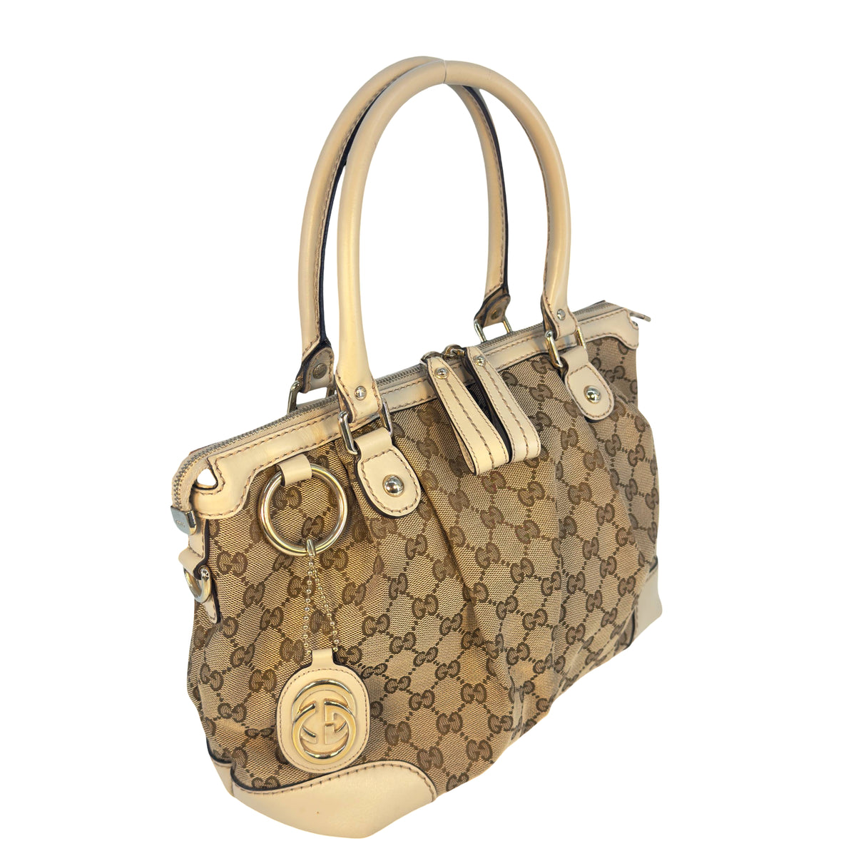 Gucci Sukey Handbag Braun GG Canvas
