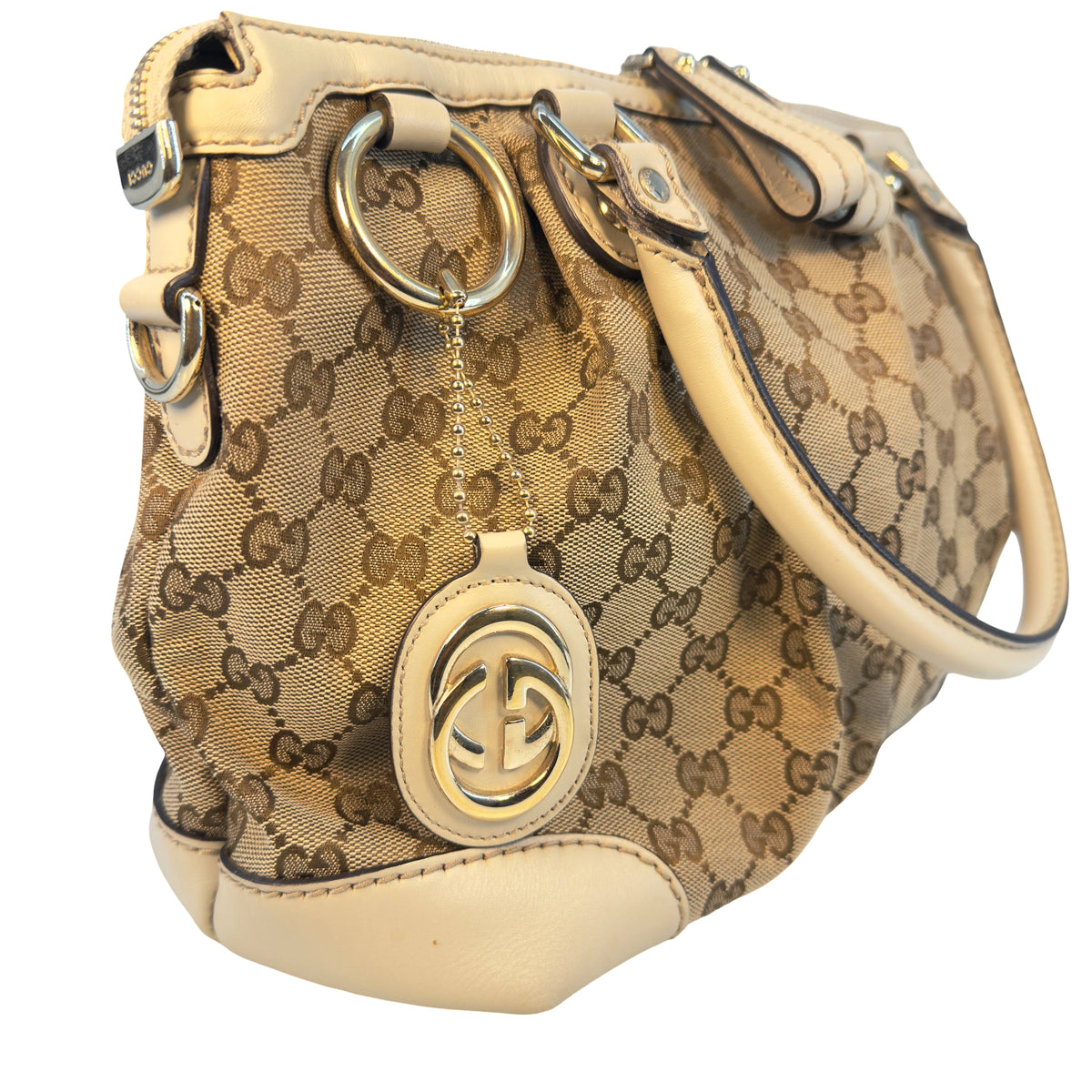 Gucci Sukey Handbag Braun GG Canvas