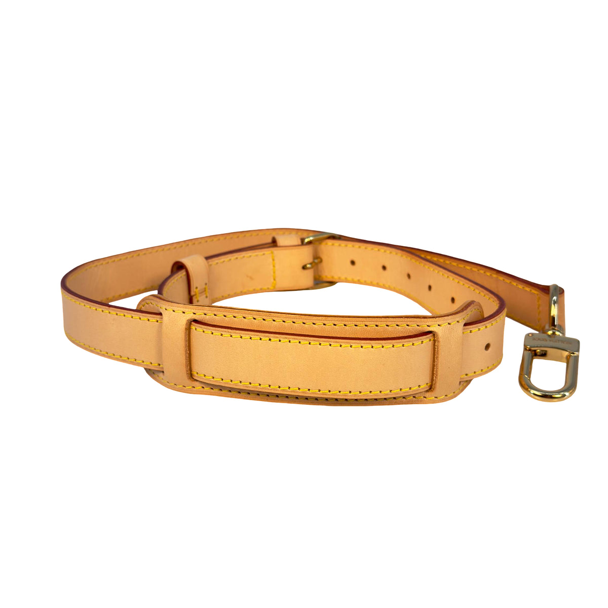 Louis Vuitton Keepall Strap Schulterband Braun Vachetta Leder