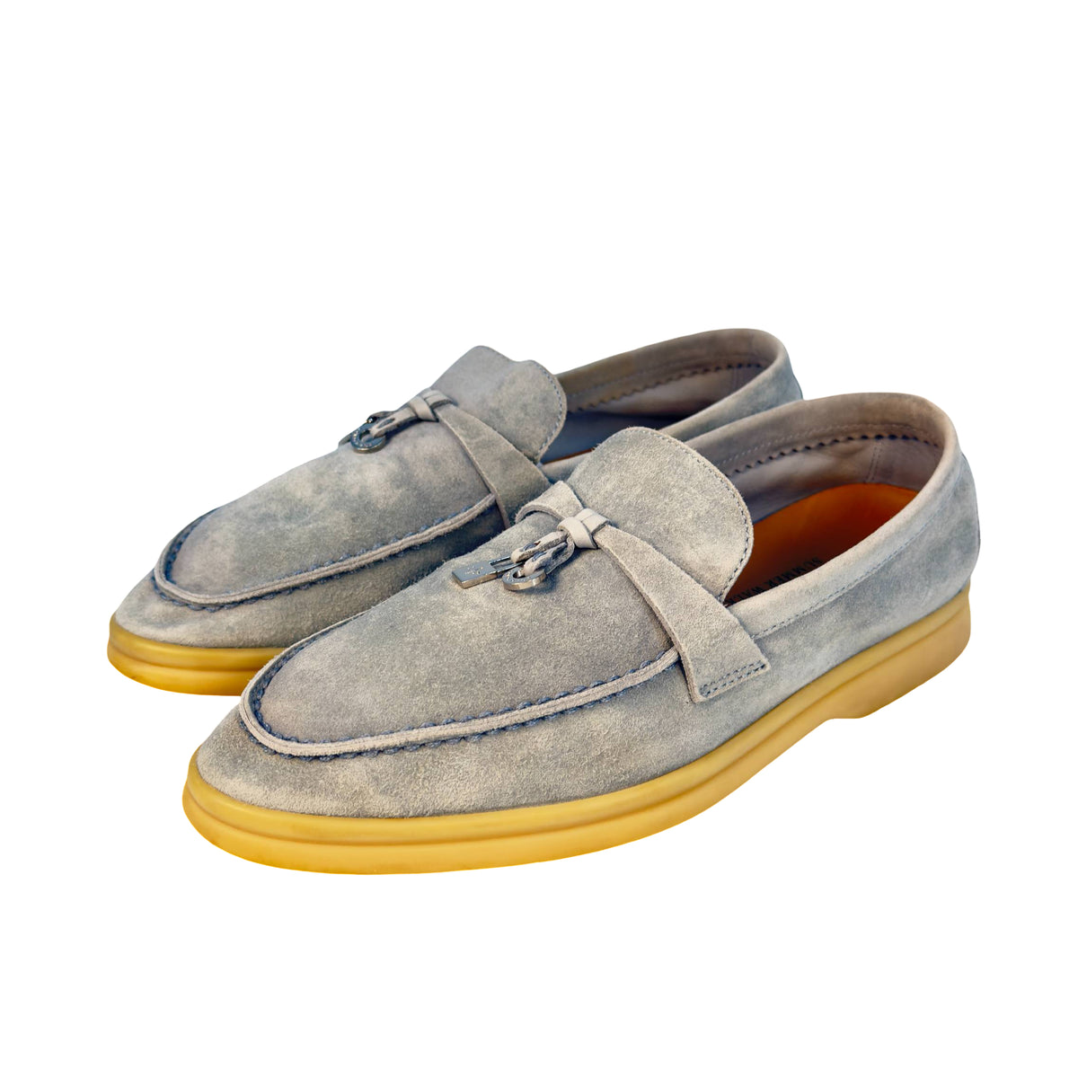 Loro Piana Summer Charm Walk Hellblau Suede