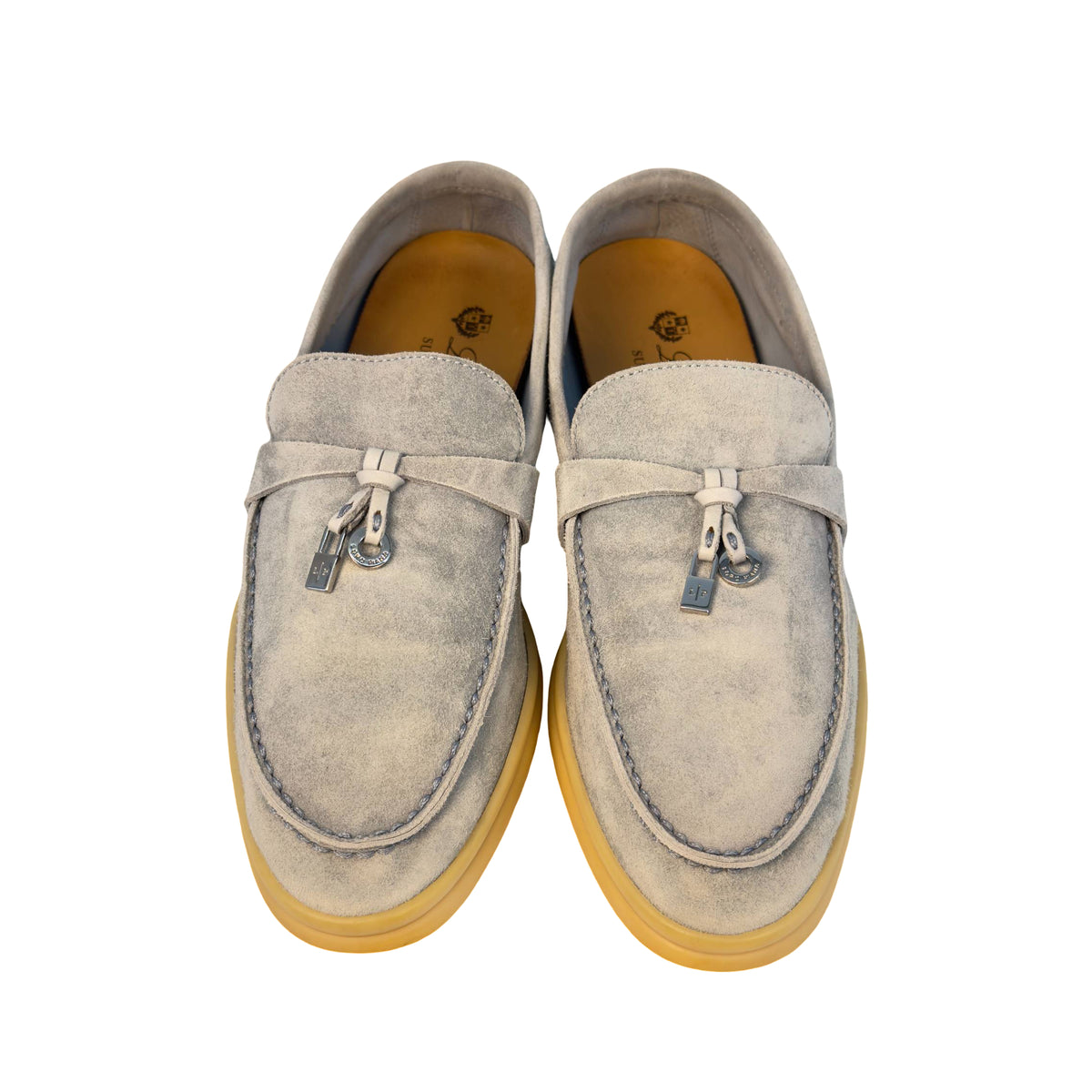 Loro Piana Summer Charm Walk Hellblau Suede