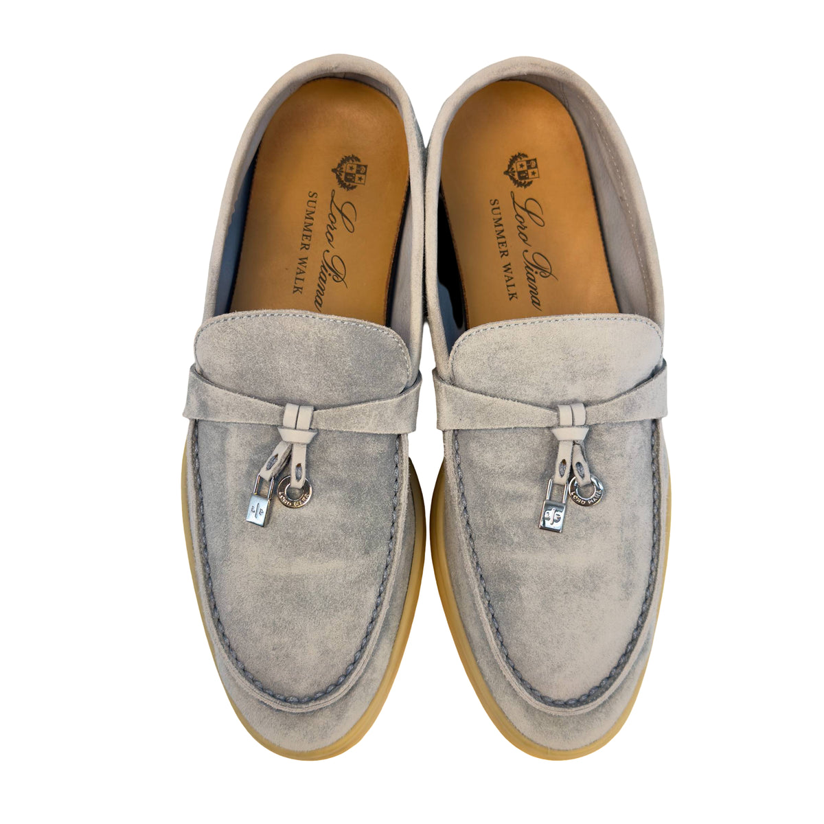 Loro Piana Summer Charm Walk Hellblau Suede