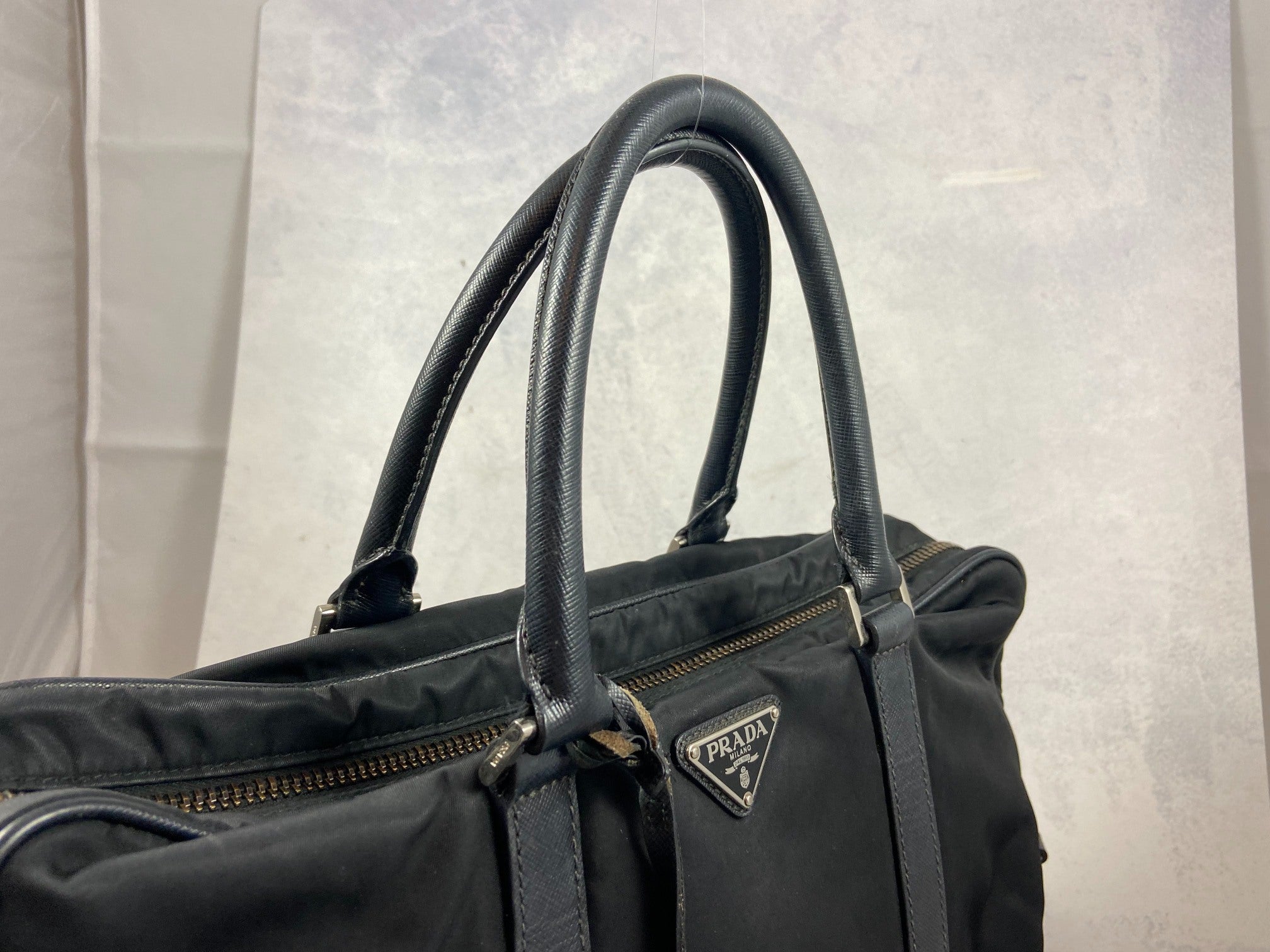 Prada Tessuto Nylon Business / Shoulder Bag Black