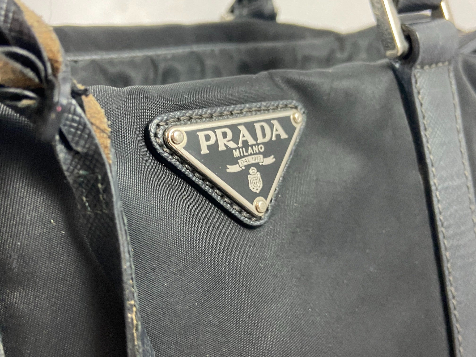 Prada Tessuto Nylon Business / Shoulder Bag Black