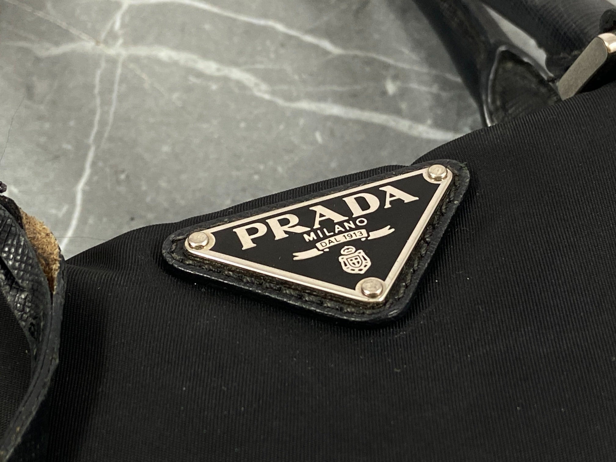 Prada Tessuto Nylon Business / Shoulder Bag Black