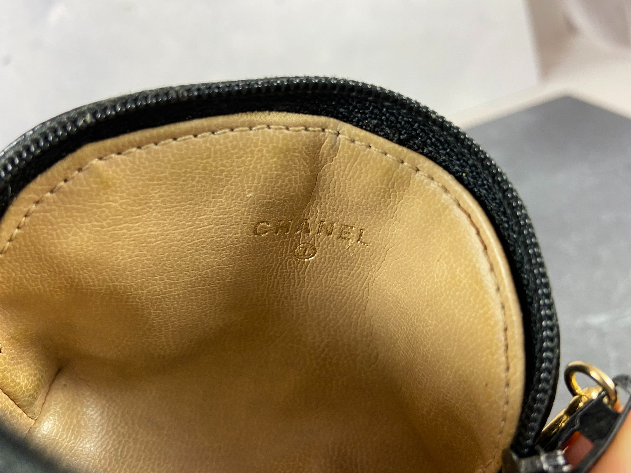 Chanel CC Pouch Black Caviar Leather