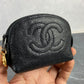 Chanel CC Pouch Black Caviar Leather