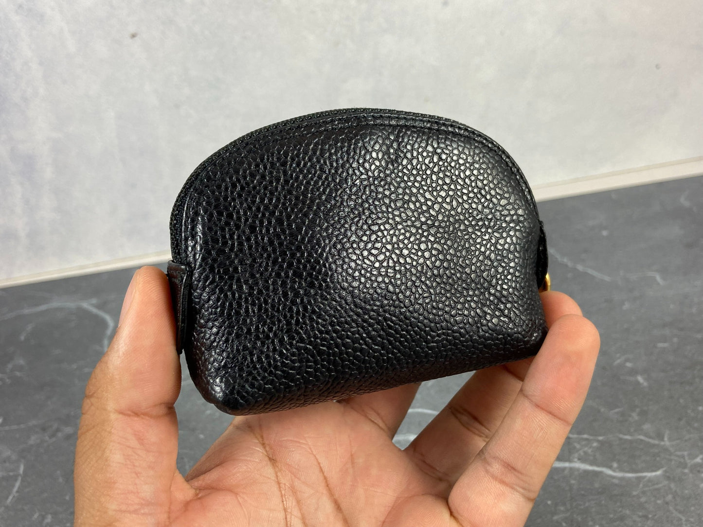 Chanel CC Pouch Black Caviar Leather