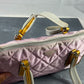 Prada Quilted Tessuto Nylon Hand / Tote Bag Pink