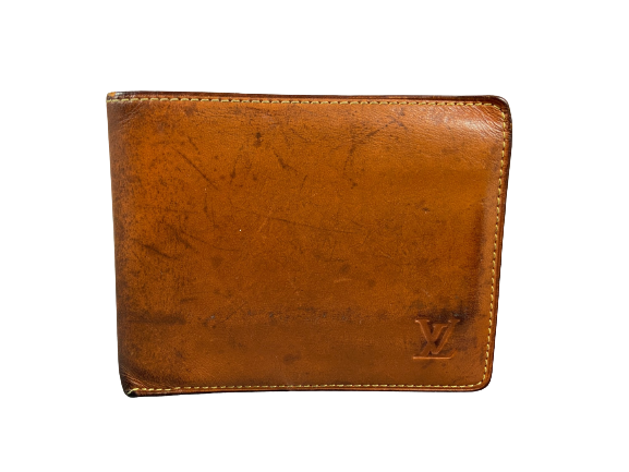 Louis Vuitton Multiple Wallet Brown Nomade Leather