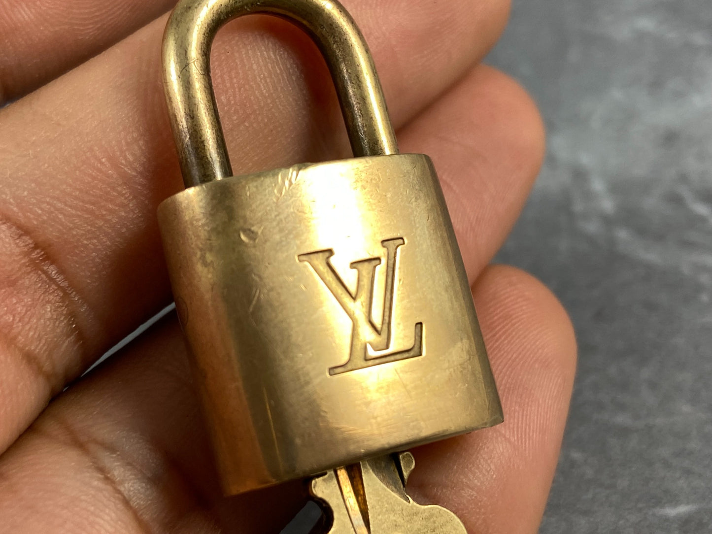 Louis Vuitton Lock Gold Tone No. 310