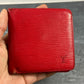 Louis Vuitton Marco Wallet Red Epi Leather