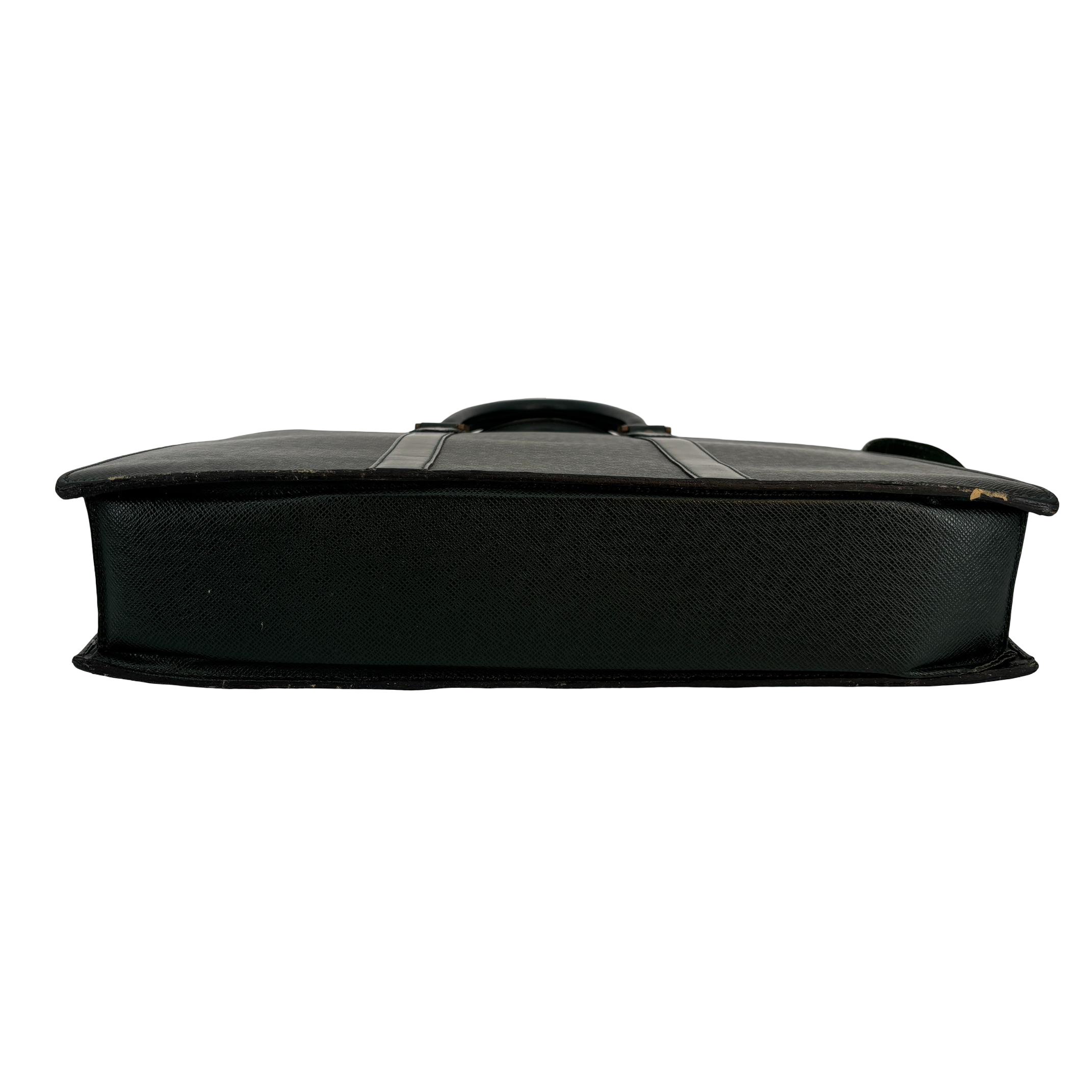 Louis Vuitton Porte Documents Rozan Epicea Green Taiga Leather