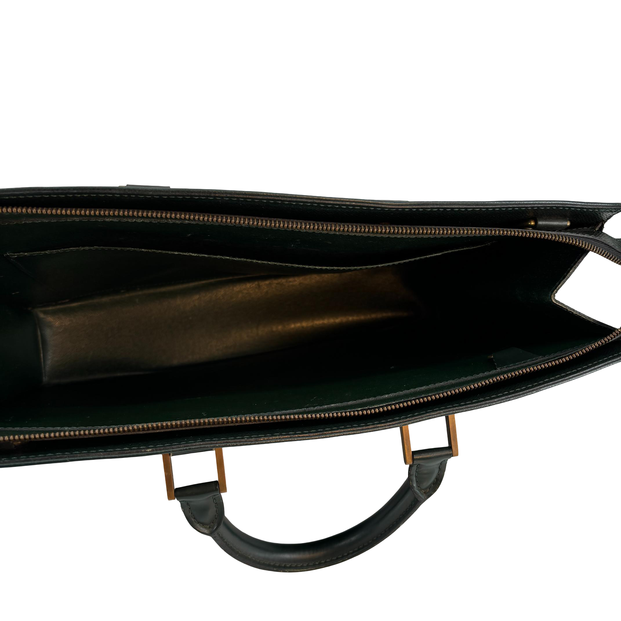 Louis Vuitton Porte Documents Rozan Epicea Green Taiga Leather