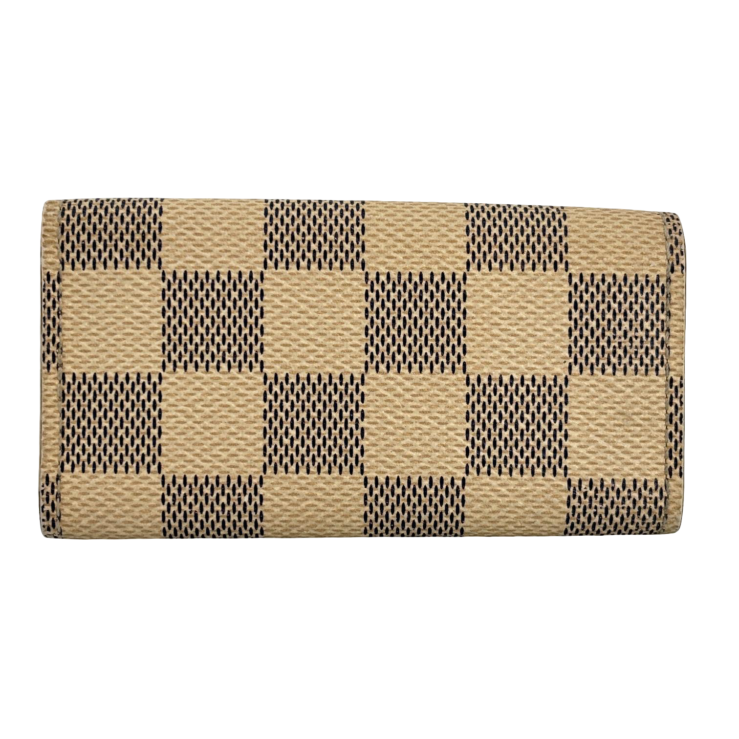 Louis Vuitton 4 Key Holder Damier Azur Canvas
