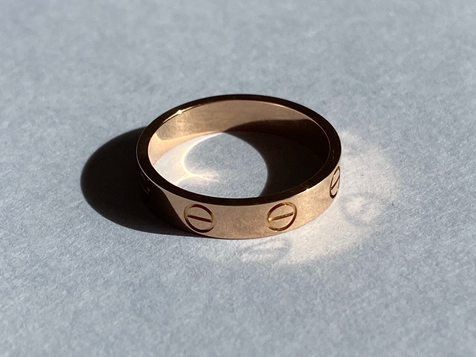 Cartier Love Ring Rose Gold Size 50