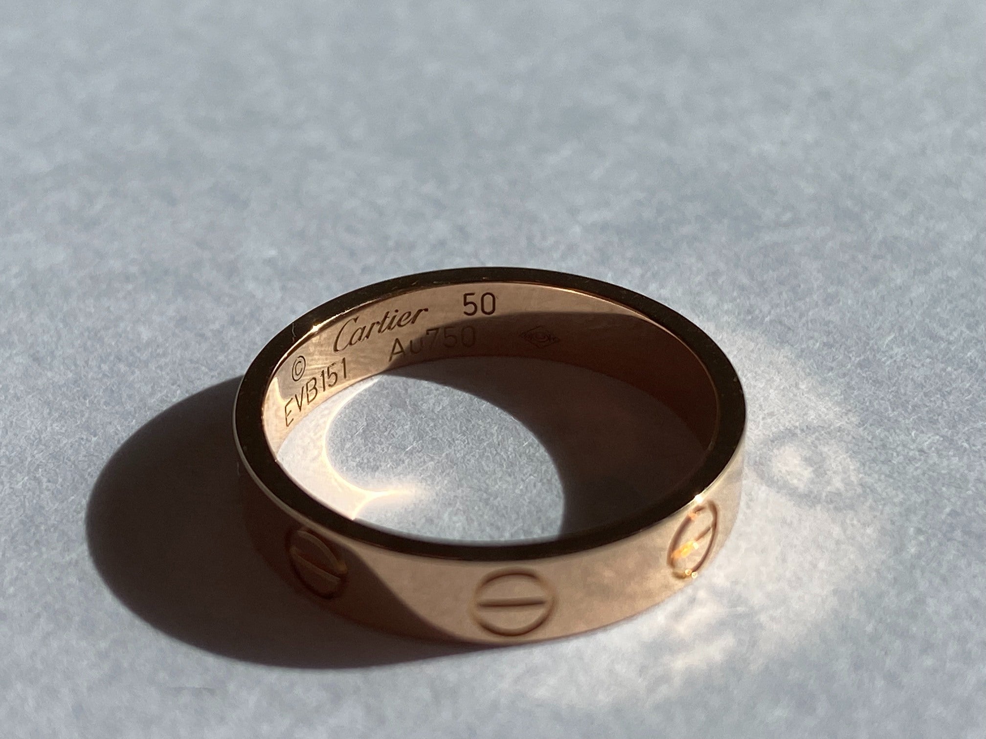 Cartier Love Ring Rose Gold Size 50