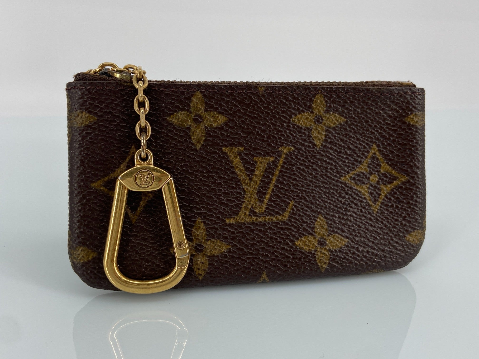 Louis Vuitton Pochette Cles Key Pouch Monogram Canvas