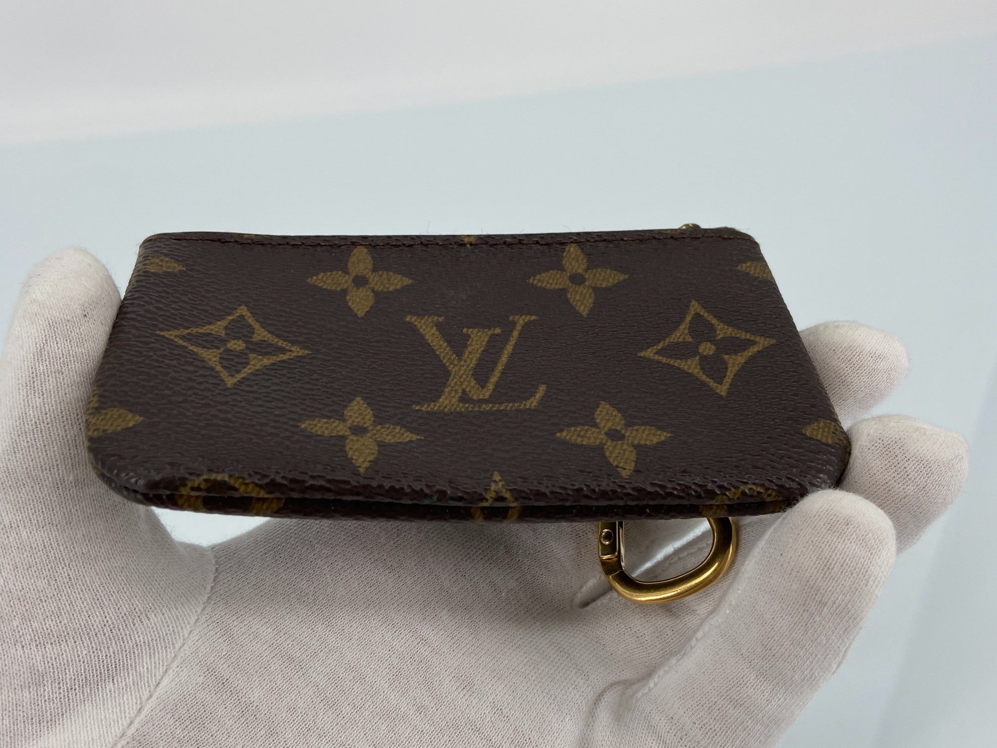 Louis Vuitton Pochette Cles Key Pouch Monogram Canvas