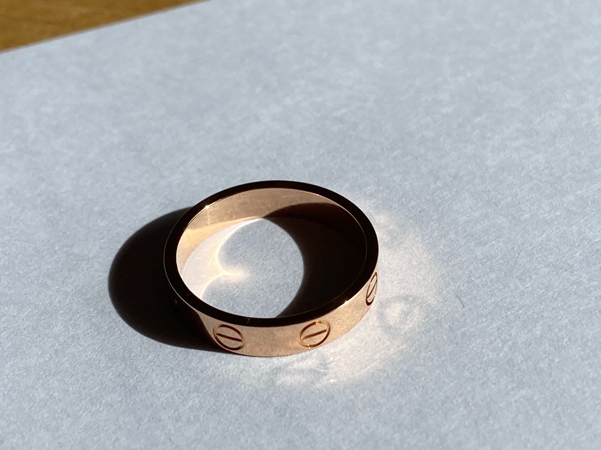 Cartier Love Ring Rose Gold Size 50