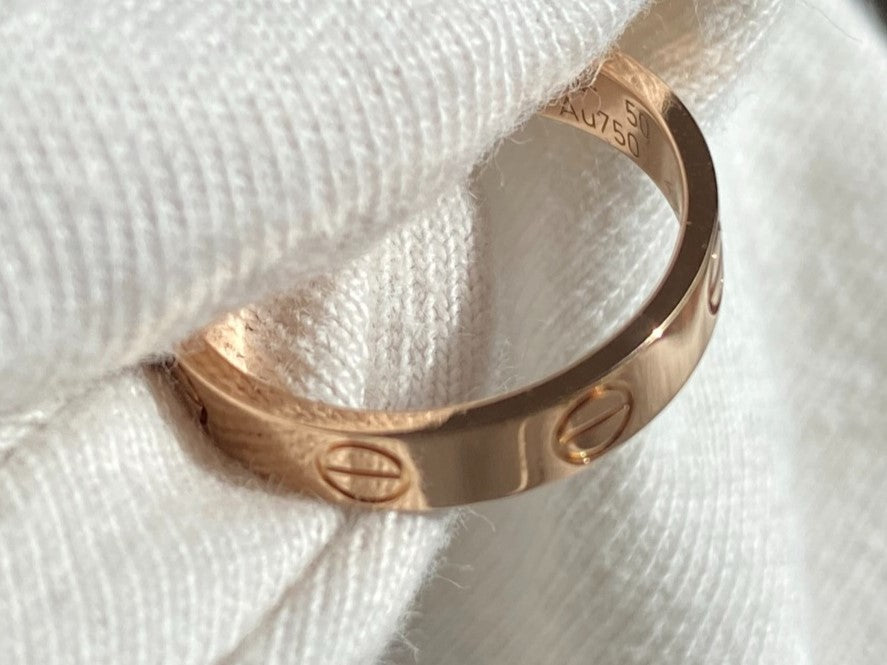 Cartier Love Ring Rose Gold Size 50