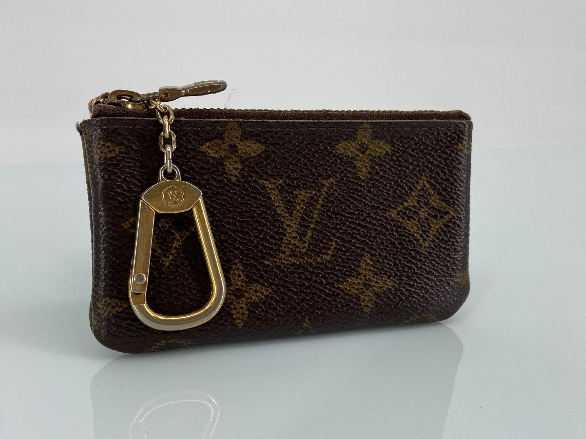 Louis Vuitton Pochette Cles Key Pouch Monogram Canvas