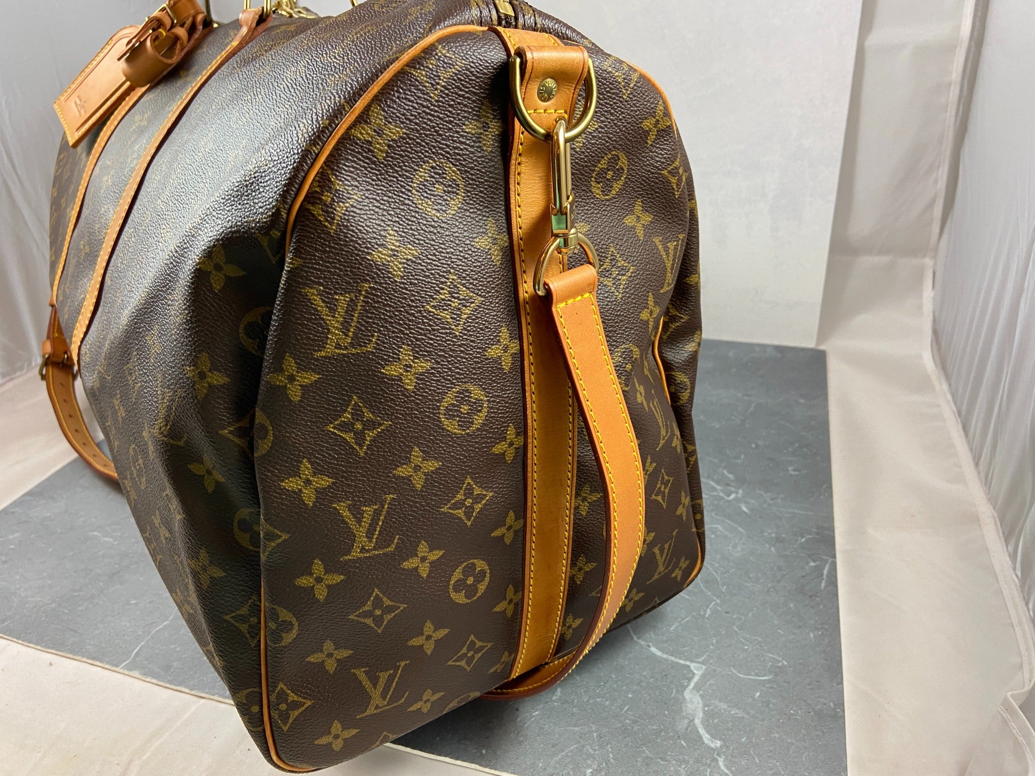 Louis Vuitton Keepall 55 Bandouliere Monogram Canvas